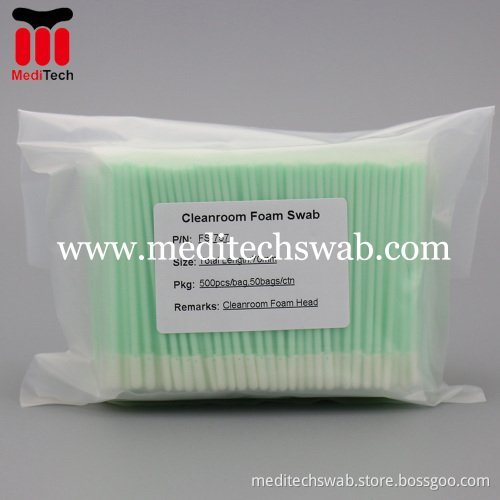 Customize TX709A Cleanroom Foam Medium Flexible Head Swab